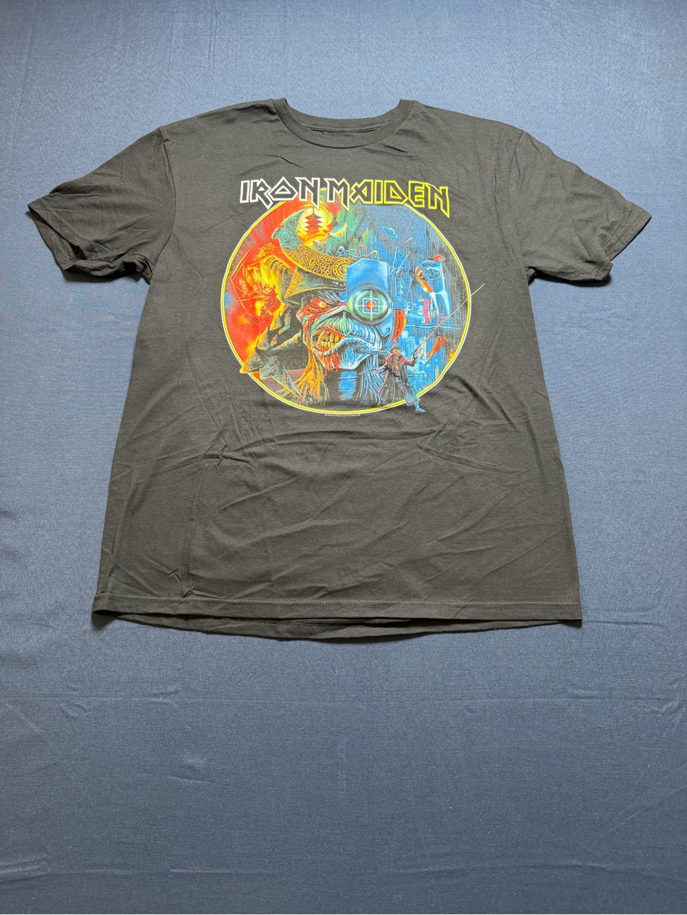 Cotton Iron Maiden Senjutsu Graphic Tee NWOT Size L
